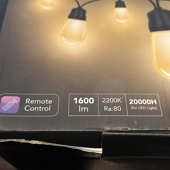 LED bulb string lights NIB - Picture 2 of 7